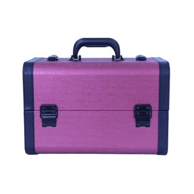 China Wholesale Factory Cosmetic Caboodles Case Hairdresser Makeup Case Professional Portable Hard Case Beauty Box for sale