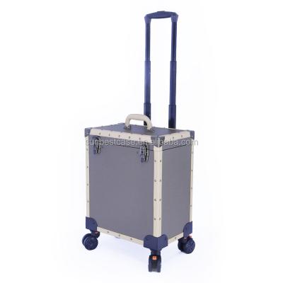 China Japan style makeup case artists hairdresser hairdresser rolling cosmetic case large pro organized lockable trolley china manufacture directly for sale