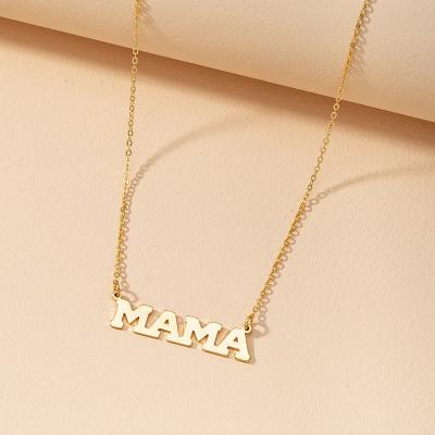 China WSYEAR CLASSIC Letter Mom Necklace MOM Necklace Mother's Day Gift for Mother for sale