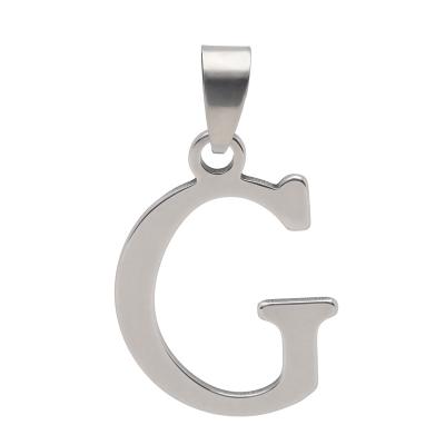 China Wholesale WSYEAR 2021 CLASSIC English Alphabet Necklace Name Letter Necklace Birthday Gift Necklace Pendant for sale