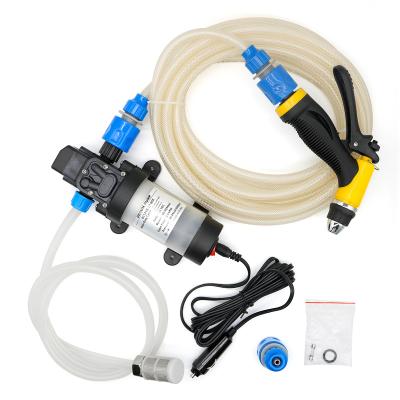 China Family Houses 12V 80W DC High Pressure Electric Car Wash Pump Home Cleaning Water Pump Factory For Sale à venda