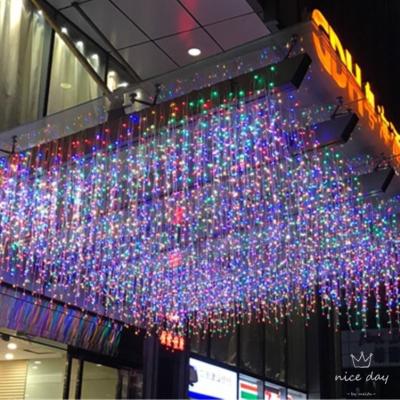 China High Quality Wedding Waterproof LED Light Festival Decoration Ice Strip Lights Curtain Lights for sale