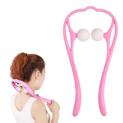 China Comfortable Manual Massage U Wheel For Shoulder And Neck Fatigue Relaxation Ease Pain In Leg for sale