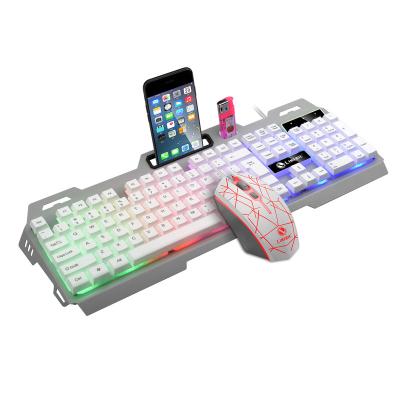 China Anti-ghosting Amazon Hot Selling One Hand Mini Keyboard Gaming RGB LED Keyboard Wired PC Computer Gaming Keyboard for sale