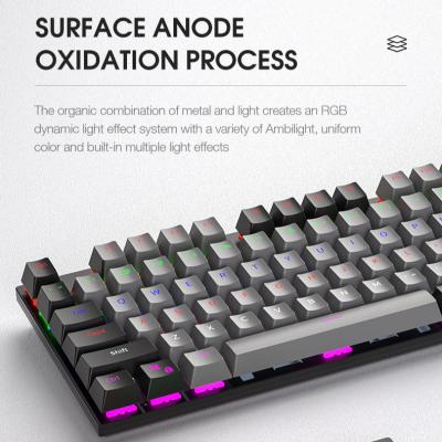 China Anti-ghosting Factory Wholesale Factory Blue Switch Led RGB Black Gaming Gamer Boss Ceo Mechanical for sale