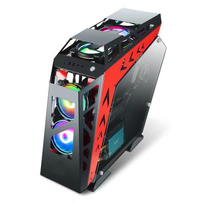 China With side panel window evaluation factory best selling popular computer case ATX computer case design fast shipping for sale