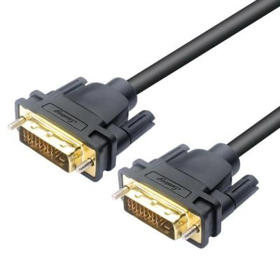 China Popular Customizable LogoDVI (24+1) male-to-male HD cable 5M gold-platedDVI cable for sale