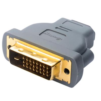 China Low Price Gold Plated Popular OEM DVI (24+1) Male To HD-MI Female Adapter for sale