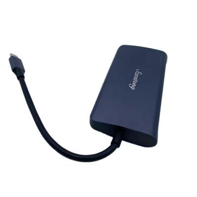 China Type-C Type-C 8 in-1 Multifunctional Notebook USB3.0 Dock Hub Converter Docking Station for sale