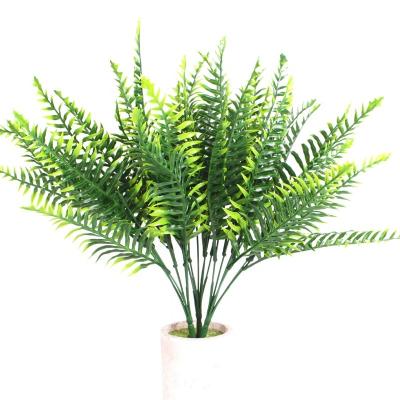 China Plastic Persian flower wall background wall plant simulation flower grass fern small tree house persian green gardening decoration for sale