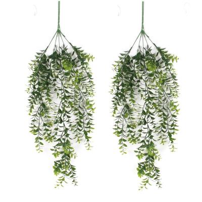 China Hanging Greenery Artificial Silk Garland String of Willow Leaves Vines Plastic Flower Twigs for Wedding Party Party Wall Garden Home Decor for sale