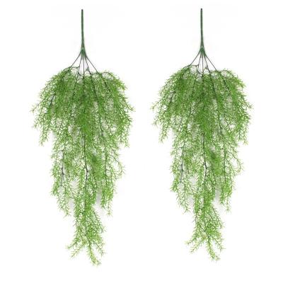 China Willow Leaf Hanging Rattan Artificial Flower Simulation Plant Plastic Flower For Daisy Rattan Home Decor Artificial Flower for sale