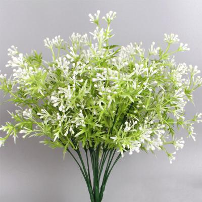 China 2023 Babysbreath Group Selling Flower Babysbreath Plastic Warm White Touch Bouquets Real Home Decoration Flowers Artificial Gypsophila for sale