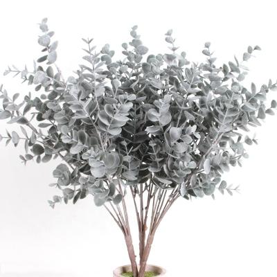 China Manufacturer Wholesale 46cm Eucalyptus Eucalyptus Bouquet Green Simple Plastic Wall Decoration Plant Artificial Eucalyptus for sale