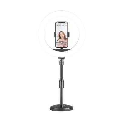 China Wholesale Adjustable 12 Inch Tripod Stand Selfie Ring Light With Small Ring Light for sale