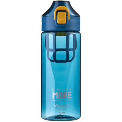 China Sustainable Adult Plastic 650ml Water Bottle Suitable For Outdoor Use Customizable Sports Water Bottle for sale