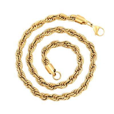 China 45901 Xuping FASHIONABLE Fashion Dubai Environmental Copper Gold Plated 20 Inch Rope Chains Necklace For Women for sale