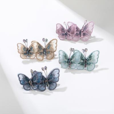 China BL00607 CLASSIC xuping 2020 fashion butterfly shaped beautiful natural style hair accessories for women for sale