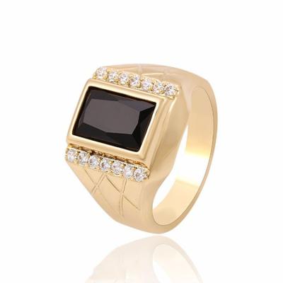 China xuping CLASSIC 13495 gemstone jewelry,China supplier mens jewelry,Dubai gold stone rings mens jewelry for sale