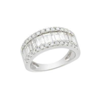 China Design CLASSIC Personalized Fashionable 18K Platinum and Diamond Ring for sale