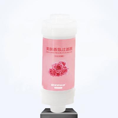 China Hotel Therapy Shower Head Water Purifier Four Scent Shower Filter Vitamin C Bathroom Fragrance Water Filter for sale