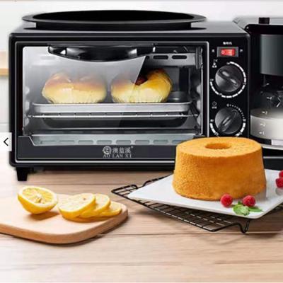 China Multifunctional Car Factory Toaster Baking Electric Waffle 3 in 1 Breakfast Maker for sale