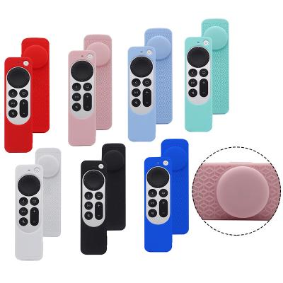 China For Apple TV 2021 Newest Cover 2 In Airtags 1 and TV Silicon Remote Case For Apple 2021 Remote Controller TV6 for sale