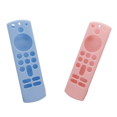 China Silicone FireTVstick (3rd Gen) Alexa Voice Remote 2021 (3rd Gen), Silicone Cover Device Skin Protection with Lanyard for sale