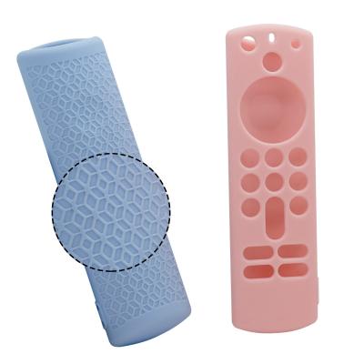 China New Luminous Silicone Design With Non-Slip Strap For Alexa Voice 3rd Gen Remote Back Cover 2021 Silicone Case for sale