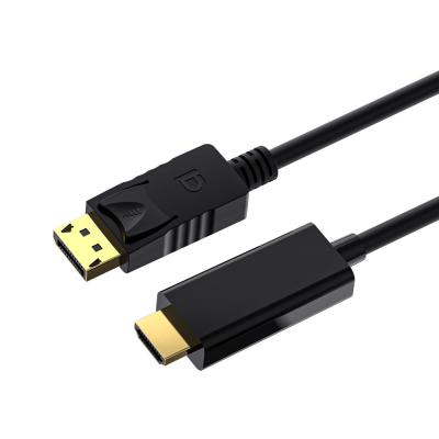 China Gold Plated COMPUTER DisplayPort to HDMI Cable 1m 1.5m 3m 5m DP to HDMI Male to Male Cable for sale