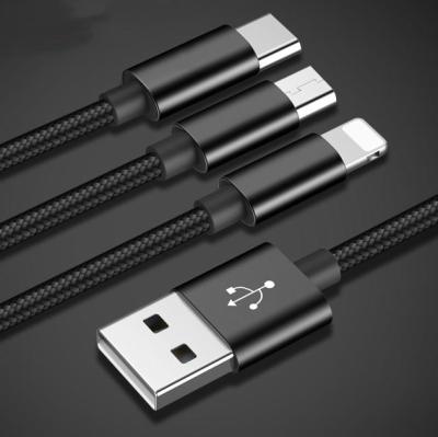 China Cheap buy 100% COMPUTER micro 3in1 mobile phone to usb cable for iphone Samsung HUAWEI for sale