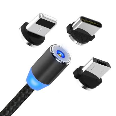 China For new next computer price cheap light magnetic type c 3 in 1 usb cable for sale