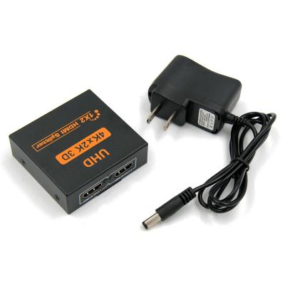 China Grade A PVC 4k@60hz hdmi splitter 1x2 support 3D for sale