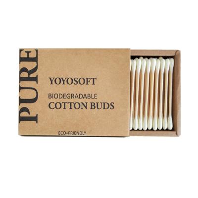 China beauty & Care/Personal Disposable/Household Not Easy To Break Biodegradable Cotton Buds Cotton Buds For Ears Cotton Swab For Lip Gloss for sale