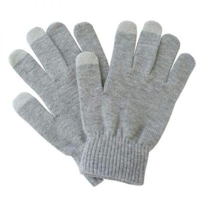 China Anti-cut E-touching glove with 2 colors on the finger part for sale