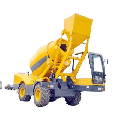 China Building Material Stores Best Selling Mezcladora De Cemento Mobile 1.6M3 Self Loading Concrete Mixer Truck for sale