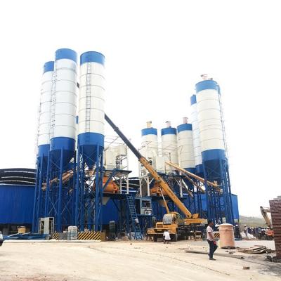 China Automatic Aggregate Prepared Concrete Plant Capacity 120m3/h Batching Plant Hzs120 for sale