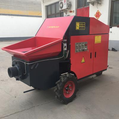 China Easy Operation Mini Mobile Concrete Portable Pump Grade 12 Meter Concrete Pumps Pumping Machine for sale