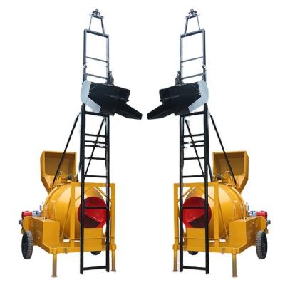 China Construction Material Shops Concrete Mixer Spare Part Concrete Mixer With Lift Hopper Jzr350T Diesel Cement Mixer For High Construction Works for sale