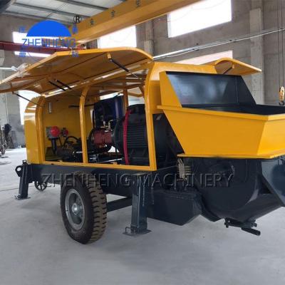 China Cheap Concrete Mixing Concrete Pump Gasoline Factory Price Small Electric Concrete Pump Hbts40 for sale