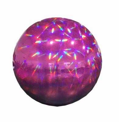 China Advertising Wedding Decoration Shinny Purple Inflatable Mirror Ball for sale