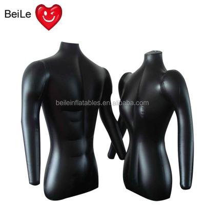 China Upper Body Promotion Customized Mannequin Inflatable Clothes Model Balloon for sale