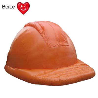 China Advertising Giant Inflatable Hard Hat Model For Promotion for sale