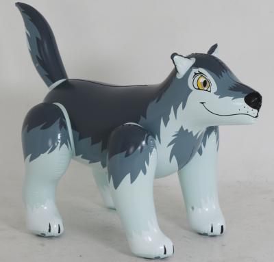 China Outdoor Inflatable Toy PVC Garden Wolf Toys Animal Cartoon Inflatable Model for Pool Fun for sale