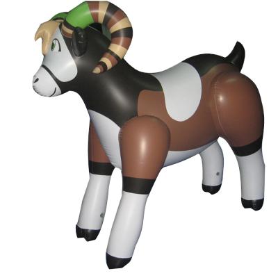 China Promotion Customized High Quality Inflatable PVC Cow Cartoon Model For Sale for sale