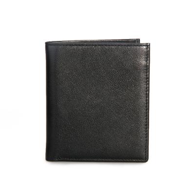 China Wholesale Minimalist Genuine Leather RFID Credit Card Holder Money Slim Clip for sale