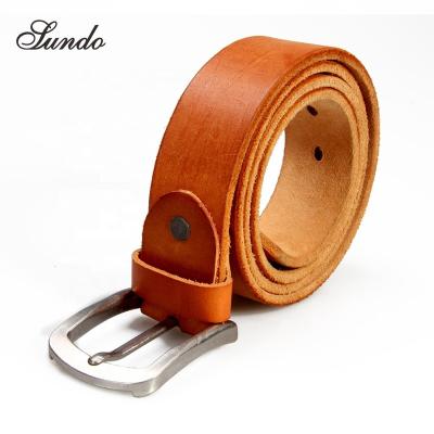 China Lady's Belts Wholesale Handmade Oil Wax Product Genuine Leather Belts for sale