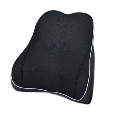 China Heating Body Black Color Knead Waist Massage Cushion Pillow For Full Body for sale