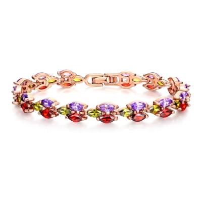 China Romantic Custom Women Jewelry Bangle Charm Gold Bracelets Crystal Jewelry for sale