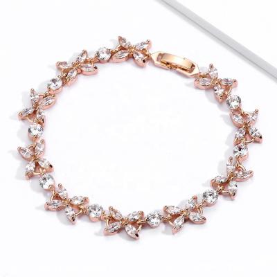 China YILI TRENDY 2020 Hits For Amazon Bracelet Crystal Gold Filled Charm Bracelets Jewelry for sale